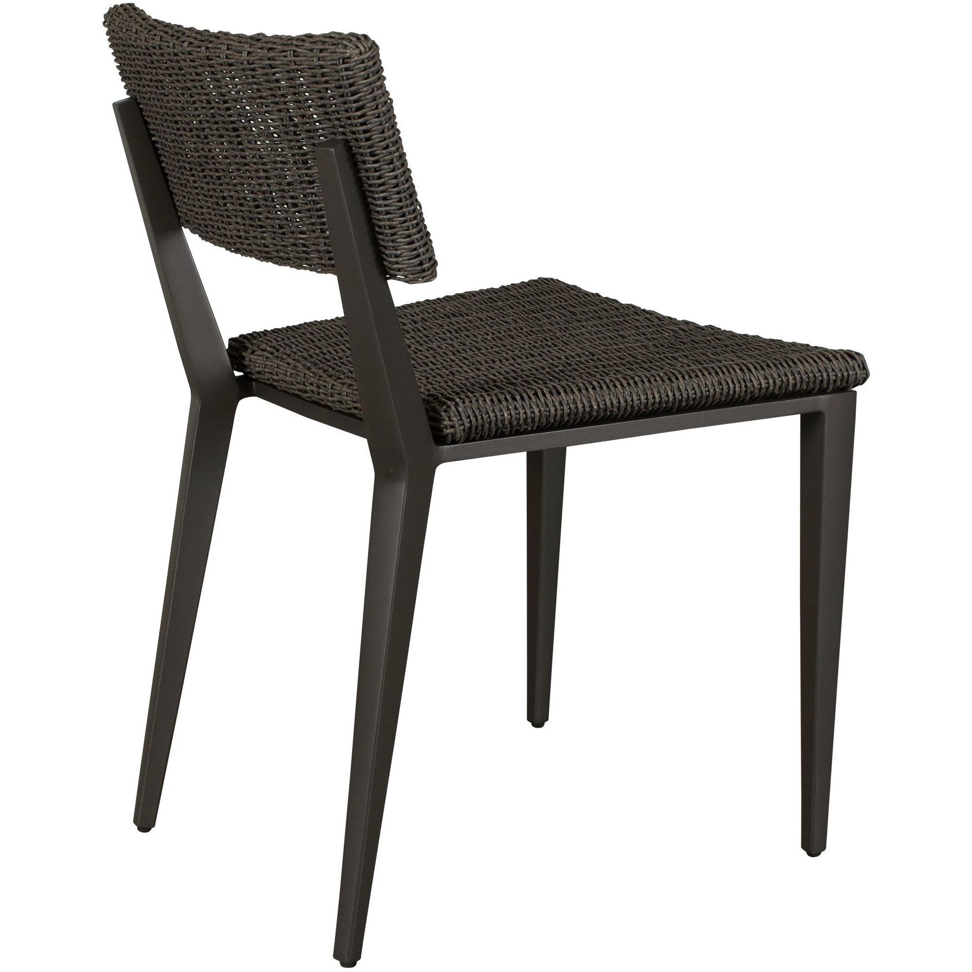 Calbas Java Black and Mocha Outdoor Dining Chair
