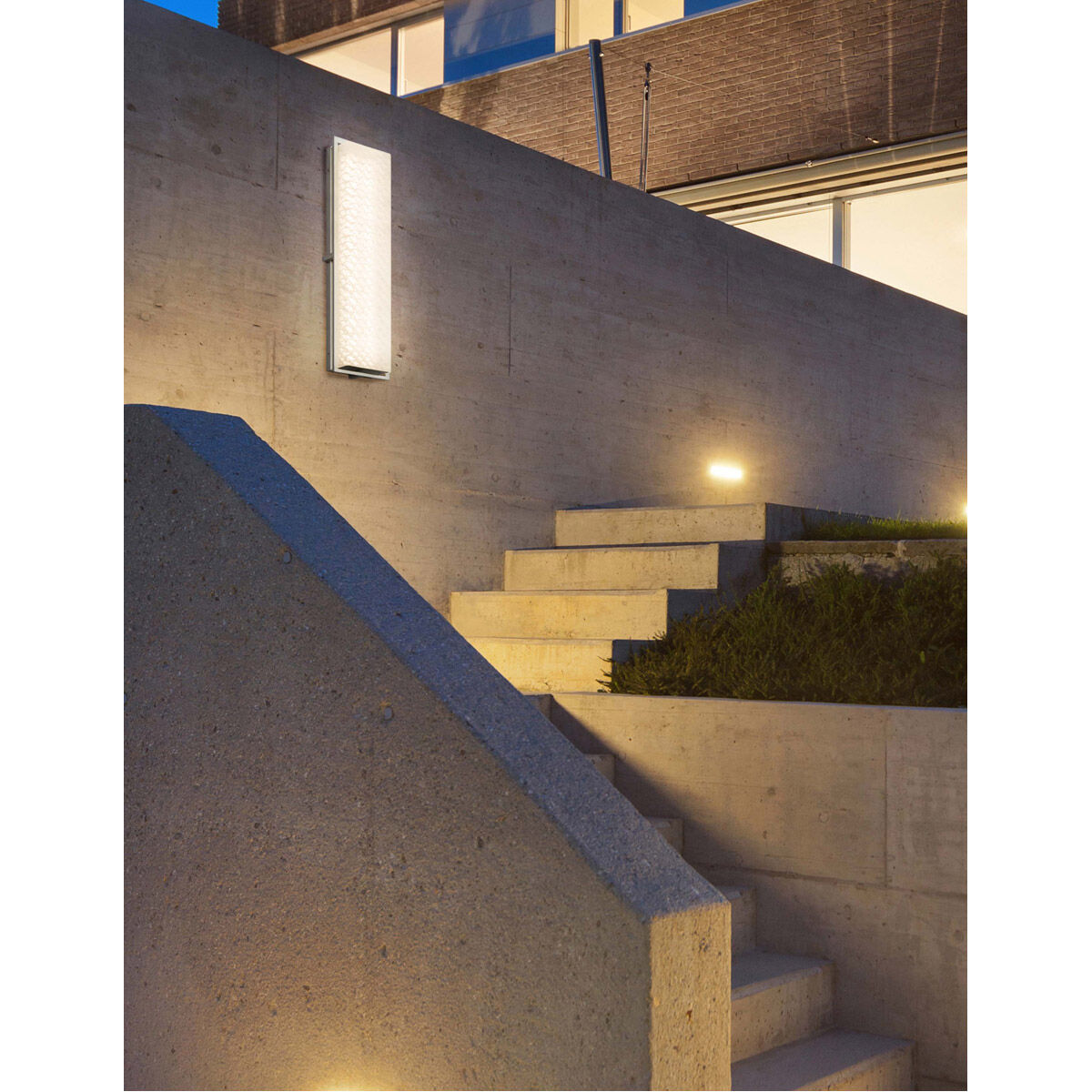 Fusion Wall Sconce Wall Light in Brushed Nickel, Weave Fusion