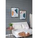 Modern Blue/Orange Wall Art