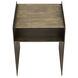Cyrus 21 X 16 inch Aged Brass Side Table