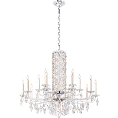 Siena 15 Light 41 inch Antique Silver Chandelier Ceiling Light in Heritage, No Spikes