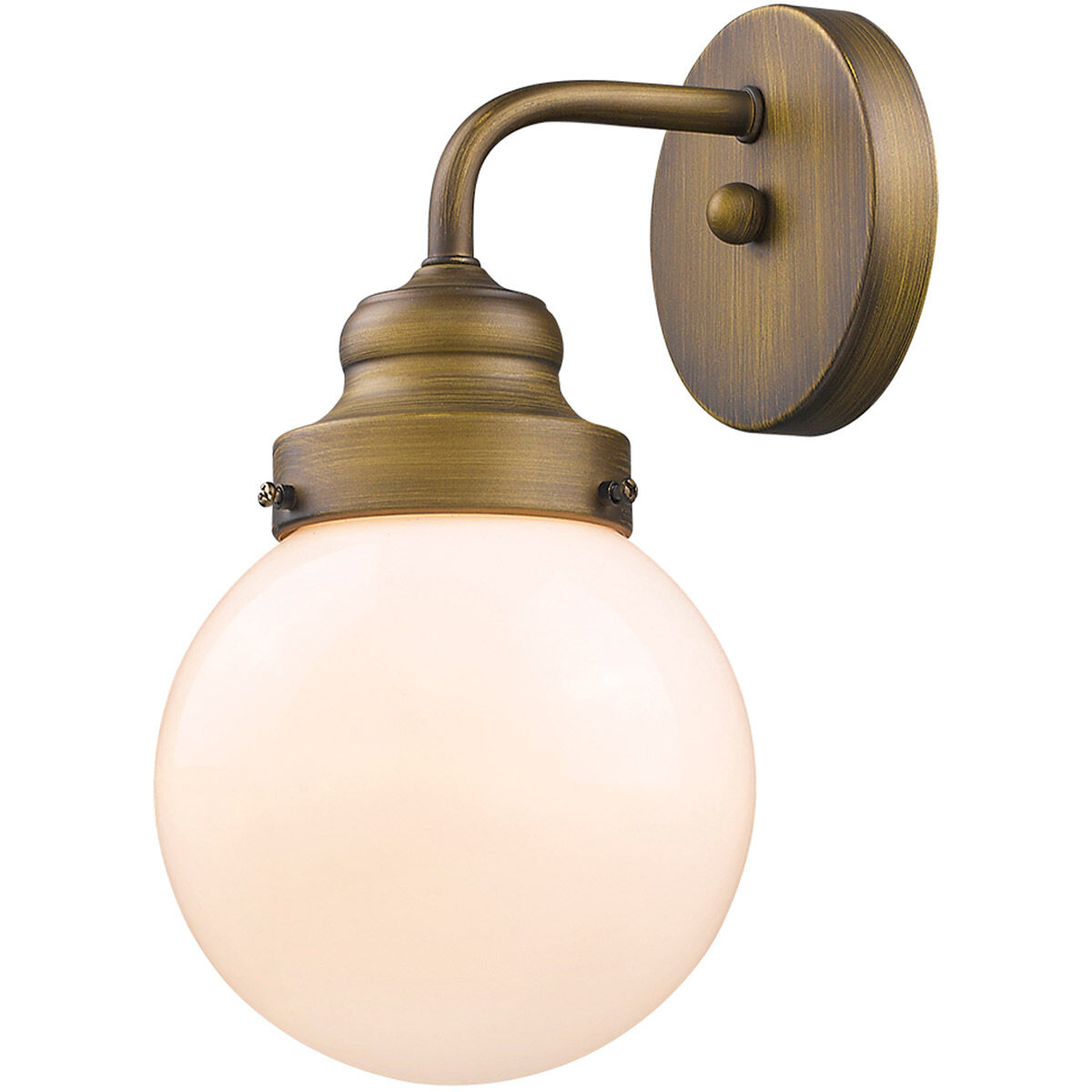 Portsmith 1 Light 6 inch Raw Brass Sconce Wall Light