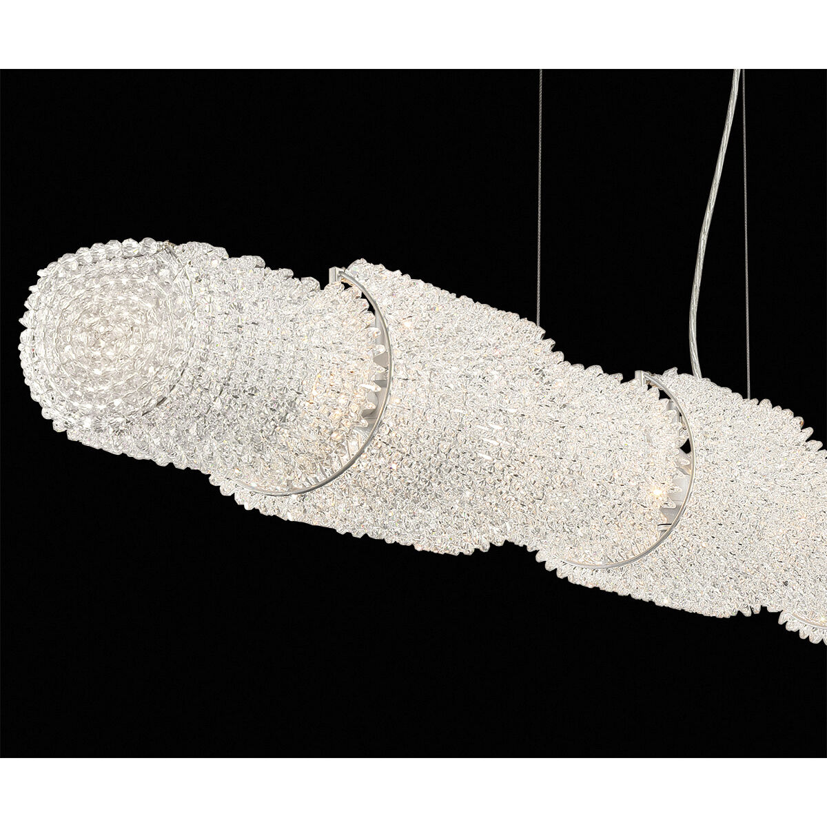 Sposa 8 Light 50 inch Chrome Wall Sconce Wall Light