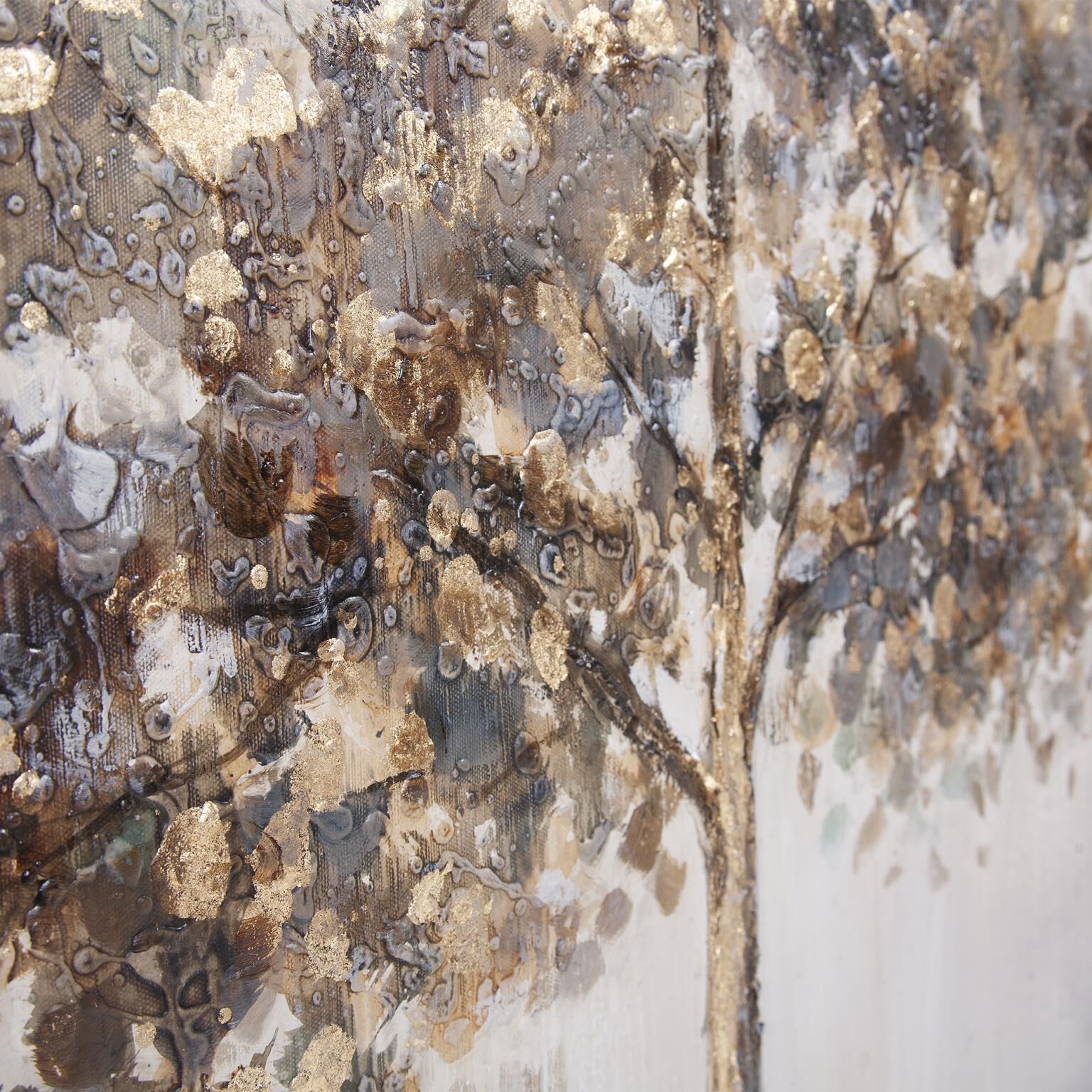 Golden Oak 51.75 X 51.75 inch Hand Painted Canvas