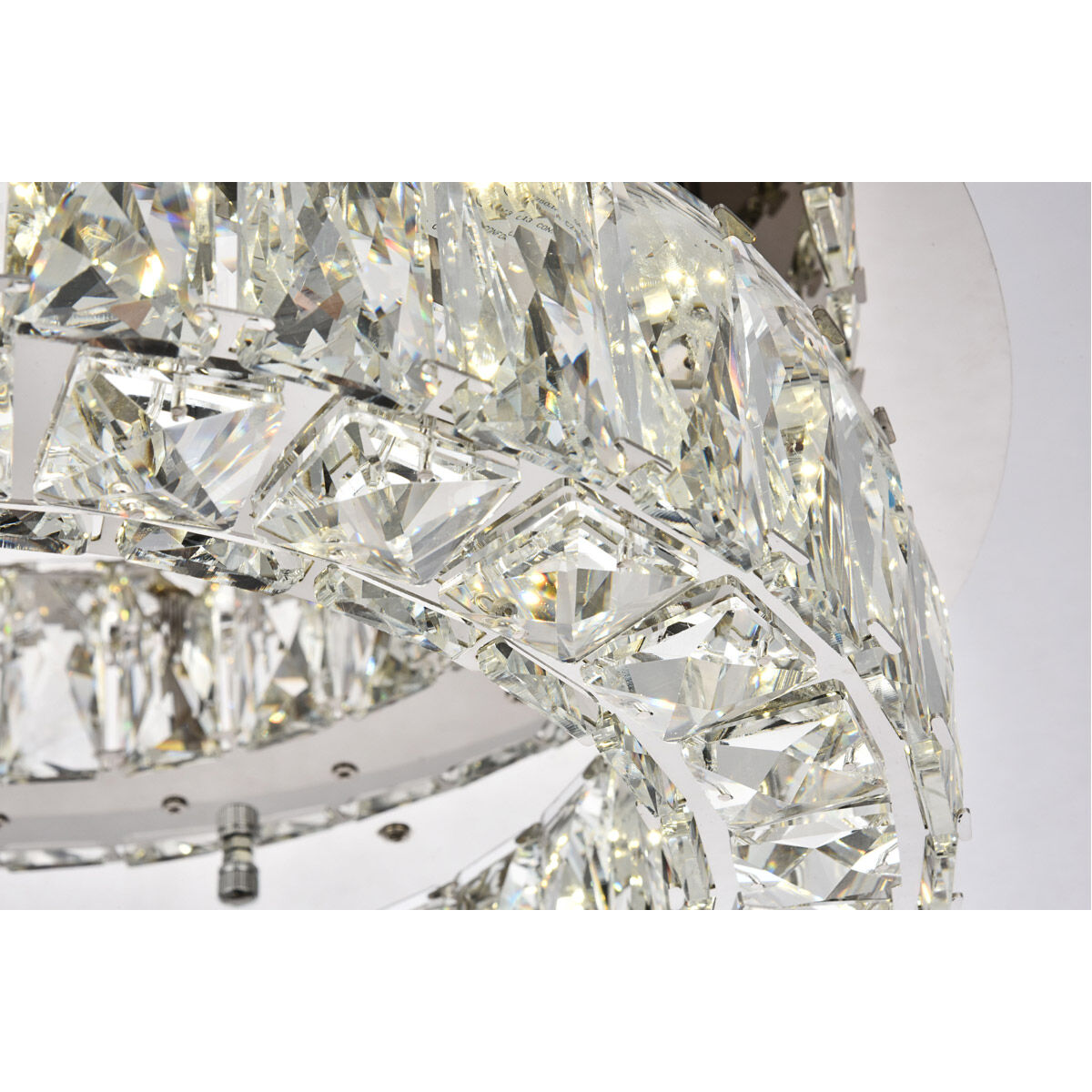 Monroe LED 17.7 inch Chrome Flush Mount Ceiling Light