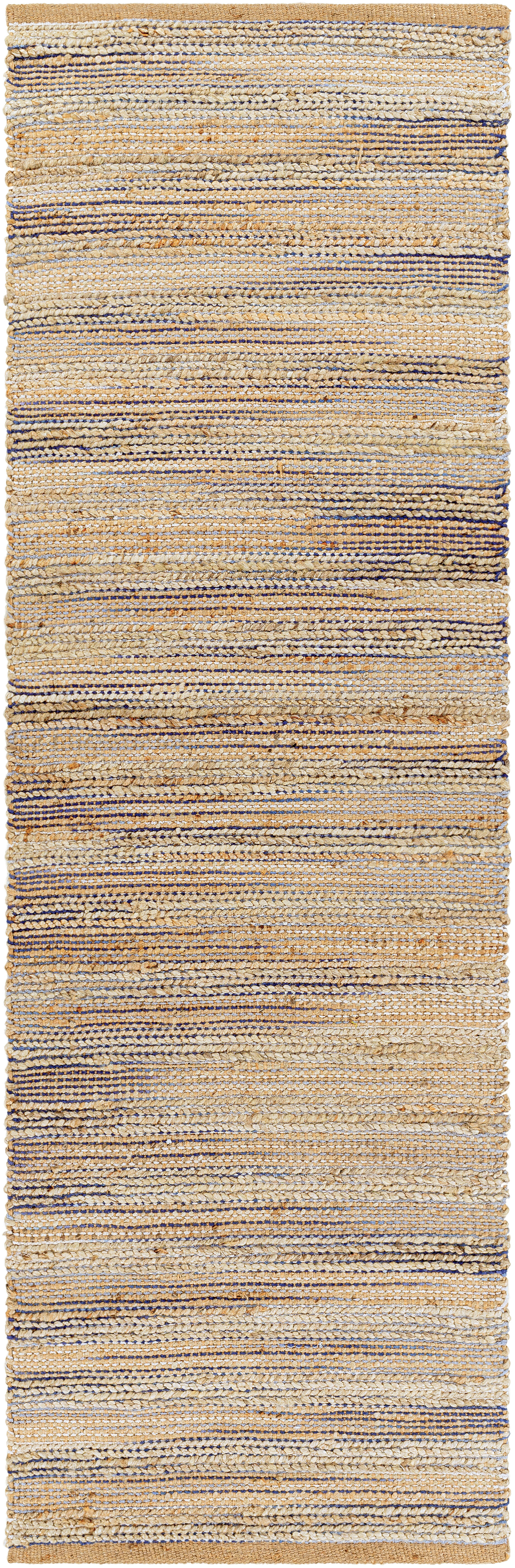 Bali 96 X 30 inch Blue Rug in 2.5 x 8, Runner