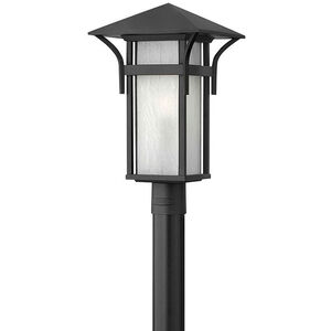 Estate Series Harbor LED 20 inch Satin Black Outdoor Post Mount Lantern