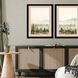 Landscapes Collection Block Profile In Dark Wood With Silver Lip Framed Art