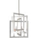 Middleton 8 Light 28 inch Contemporary Silver Leaf Chandelier Ceiling Light