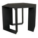 Modicus 30 X 26 inch Matte Black Side Table