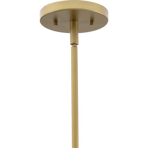 Latham 3 Light 18 inch Vintage Gold Semi-Flush Mount Ceiling Light