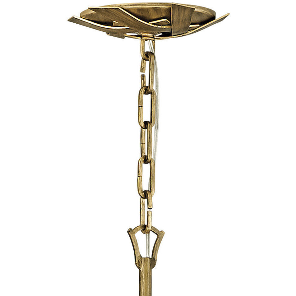 Vida LED 24 inch Burnished Gold Chandelier Ceiling Light, Orb