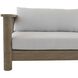 Caldwell Porpoise and Weathered Teak Outdoor Sofa