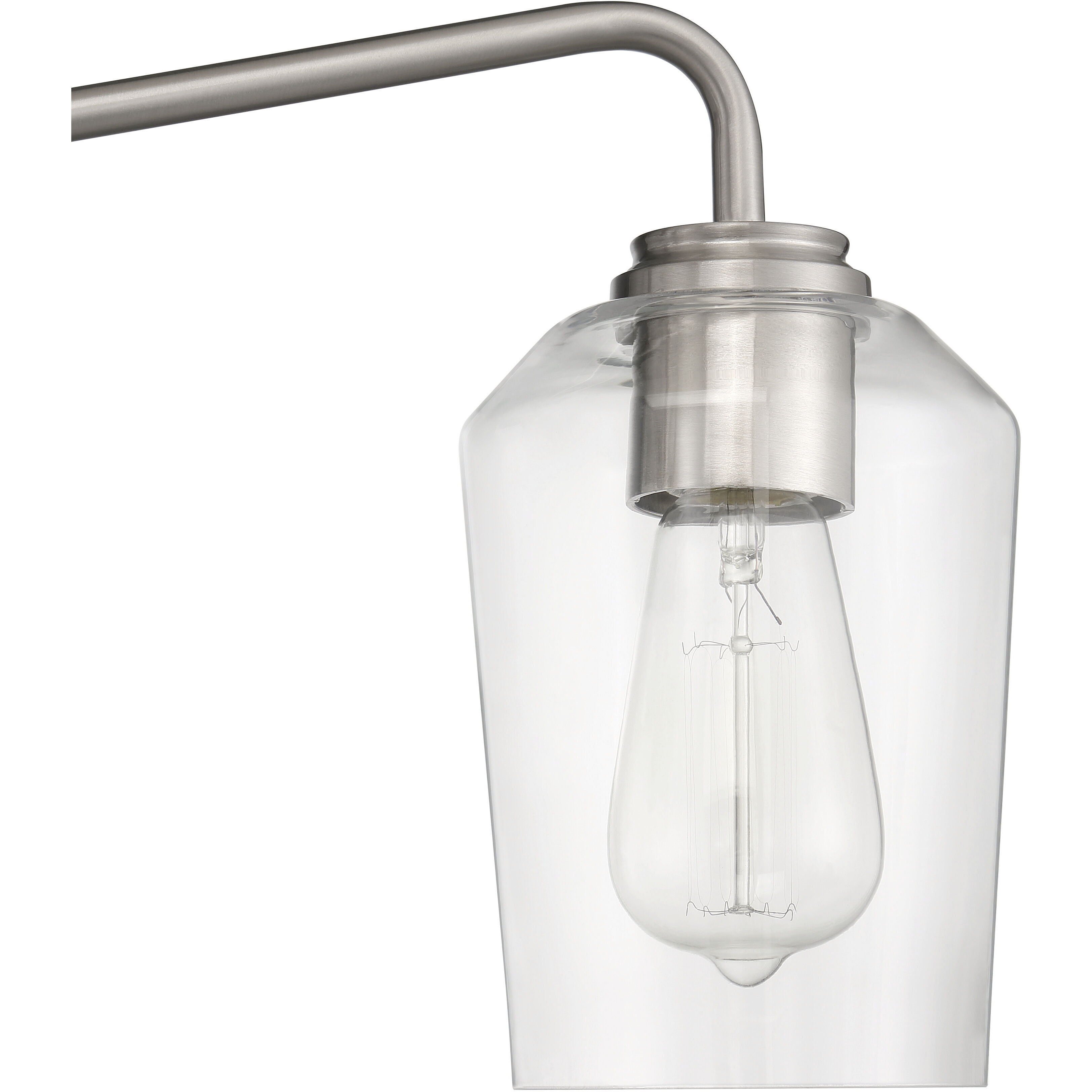 Shayna 4 Light 31 inch Brushed Polished Nickel Vanity Light Wall Light