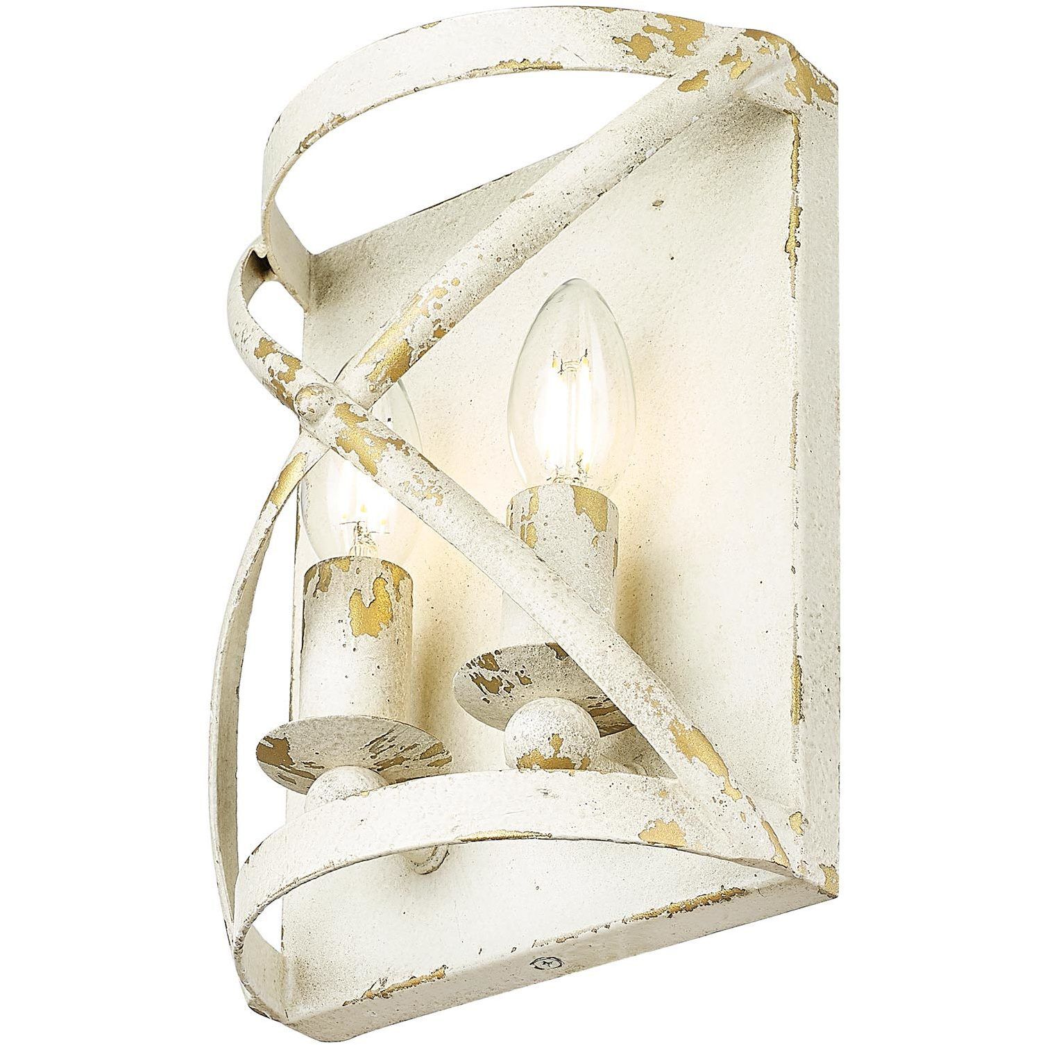 Alcott 2 Light 7.13 inch Antique Ivory Wall Sconce Wall Light