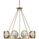 MarjieScope 10 Light 32 inch Antique Brass Chandelier Ceiling Light, Marjorie Skouras Collection