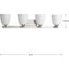 Fleet 4 Light 32 inch Brushed Nickel Bath Vanity Wall Light