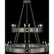 Mirage 24 Light 50 inch Black Chandelier Ceiling Light