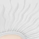 Suzanne Kasler Re LED 48.75 inch Matte White Semi-Flush Mount Ceiling Light