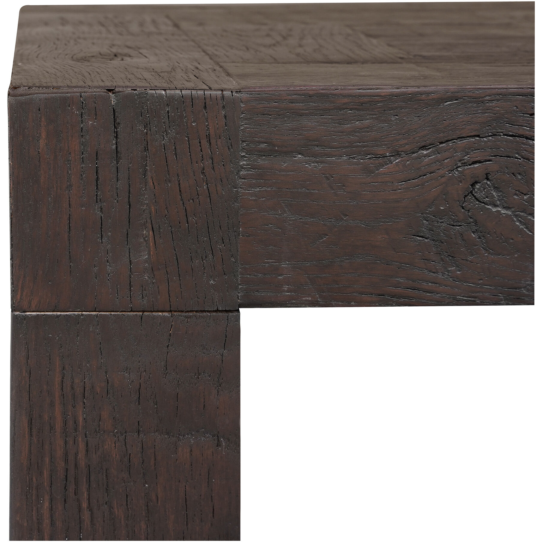 Evander 22 X 22 inch Rustic Brown End Table
