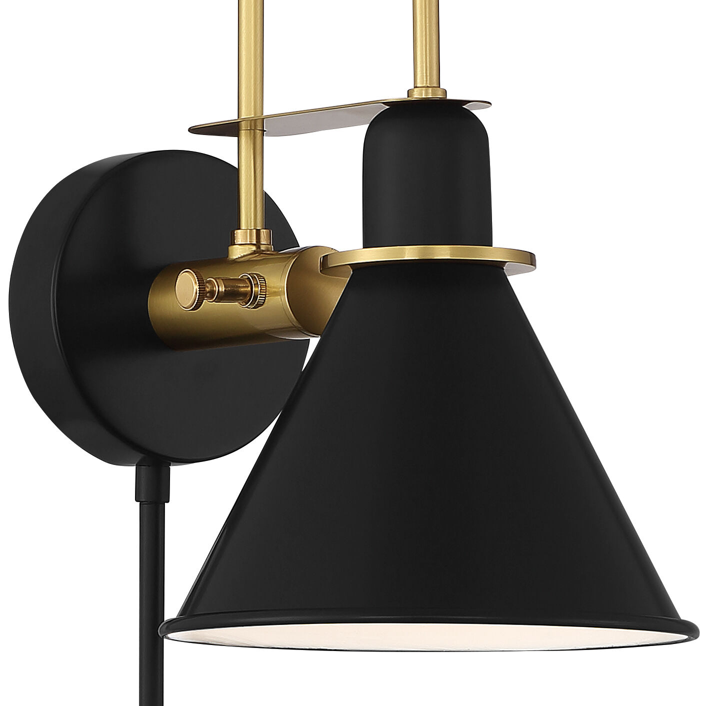 Medford 10 inch 60.00 watt Matte Black Task Sconce Wall Light