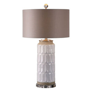 Athilda 30 inch 150 watt White Table Lamp Portable Light, Jim Parsons