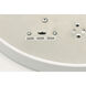 Edge 1 Light 12 inch White Flush Mount Ceiling Light