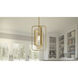 Dupree 1 Light 10 inch Brushed Weathered Brass Mini Pendant Ceiling Light