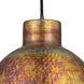Charita 1 Light 14 inch Burnt Copper Pendant Ceiling Light
