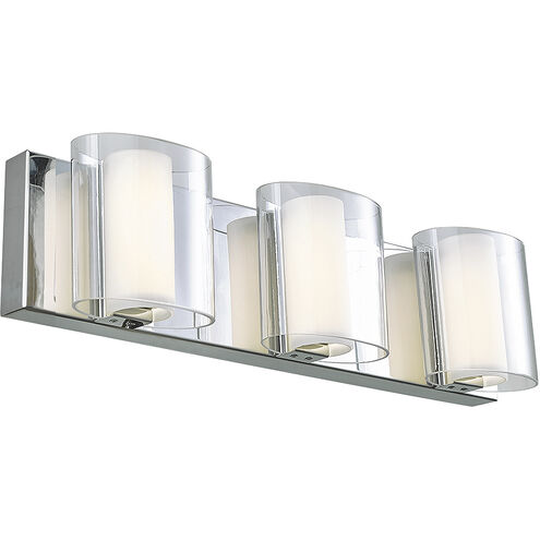 Zoe LED 20 inch Chrome Bath Vanity Light Wall Light