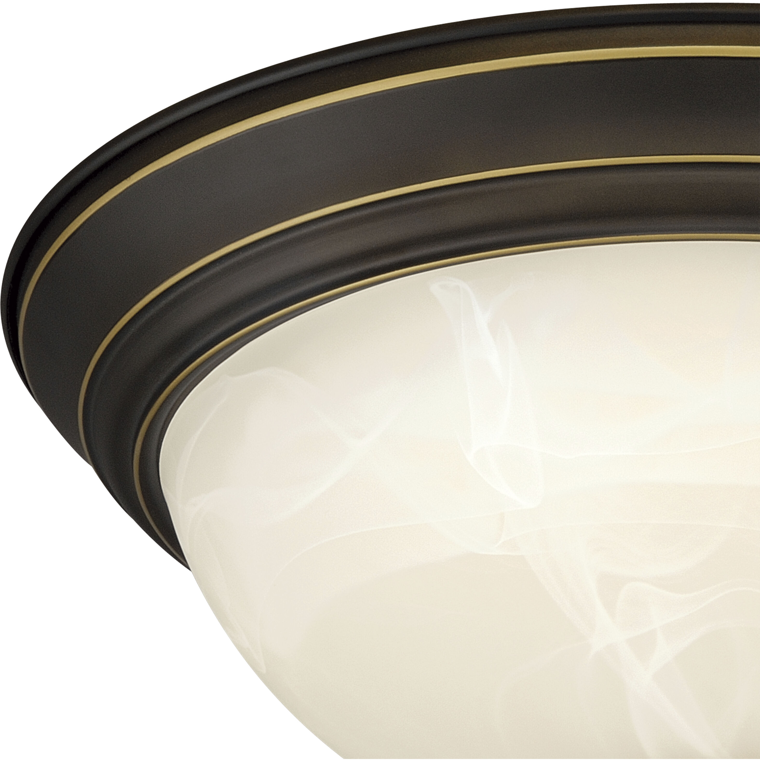 Stevens LED 11 inch Vintage Bronze Flush Mount Ceiling Light