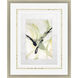 Petal Parade Green and Beige and Black and Yellow Framed Art, The Studio