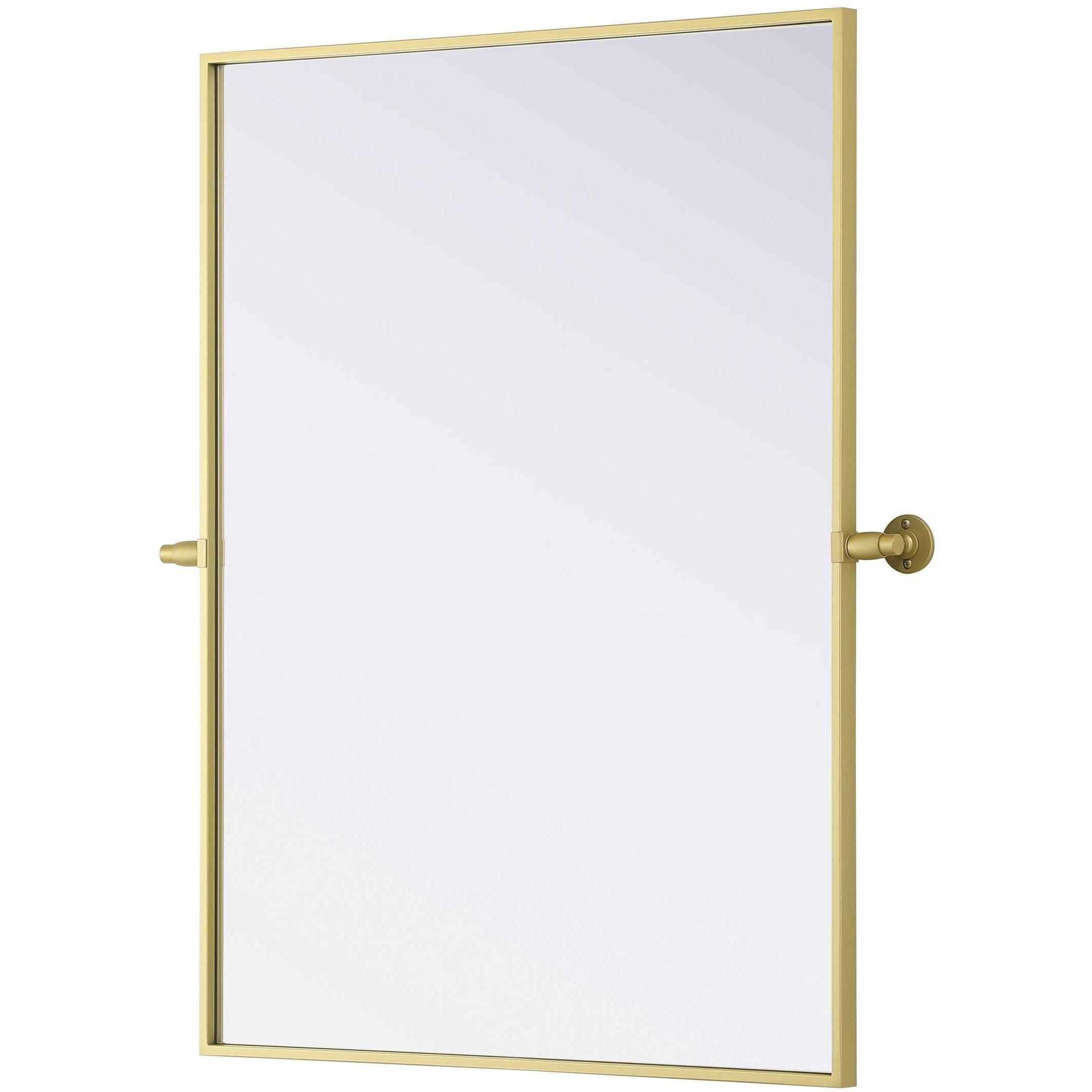 Amoura 36 X 27 inch Brass Mirror