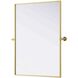 Amoura 36 X 27 inch Brass Mirror