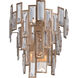 Bel Mondo 3 Light 9.75 inch Luxor Gold Wall Sconce Wall Light