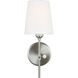 TOB by Thomas O'Brien Baker 1 Light 5.5 inch Brushed Nickel Wall Bath Fixture Wall Light