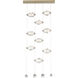 Gatsby LED 4.5 inch Modern Brass Pendant Ceiling Light