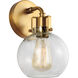 Sean Lavin Clara 1 Light 6.25 inch Burnished Brass Wall Sconce Wall Light