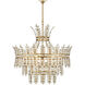 Bradshaw 4 Light 35.5 inch Brass Chandelier Ceiling Light, Bunny Williams Collection