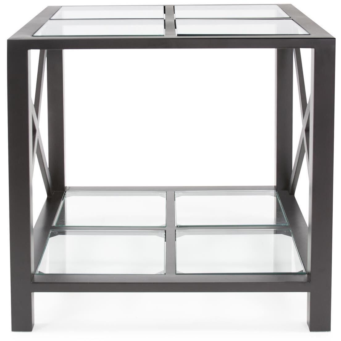 Doshi 23.5 X 21.5 inch Matte Black Side Table