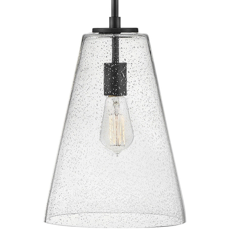 Vance 1 Light 10 inch Satin Black Indoor Pendant Ceiling Light