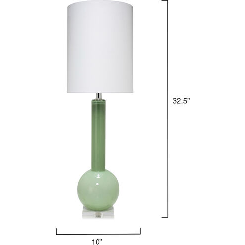Studio 33 inch 60.00 watt Leaf Green Table Lamp Portable Light
