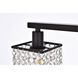 Phineas 3 Light 24 inch Black Bath Sconce Wall Light