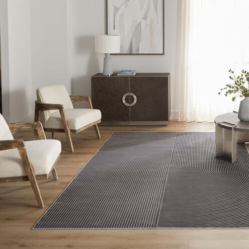 Livenza 36 X 24 inch Dark Grey Rug in 2 x 3