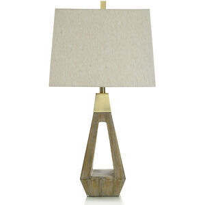 Roanoke 30 inch 100.00 watt Brown Brushed Table Lamp Portable Light