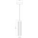 Beau 1 Light 4.75 inch Brushed Nickel Pendant Ceiling Light