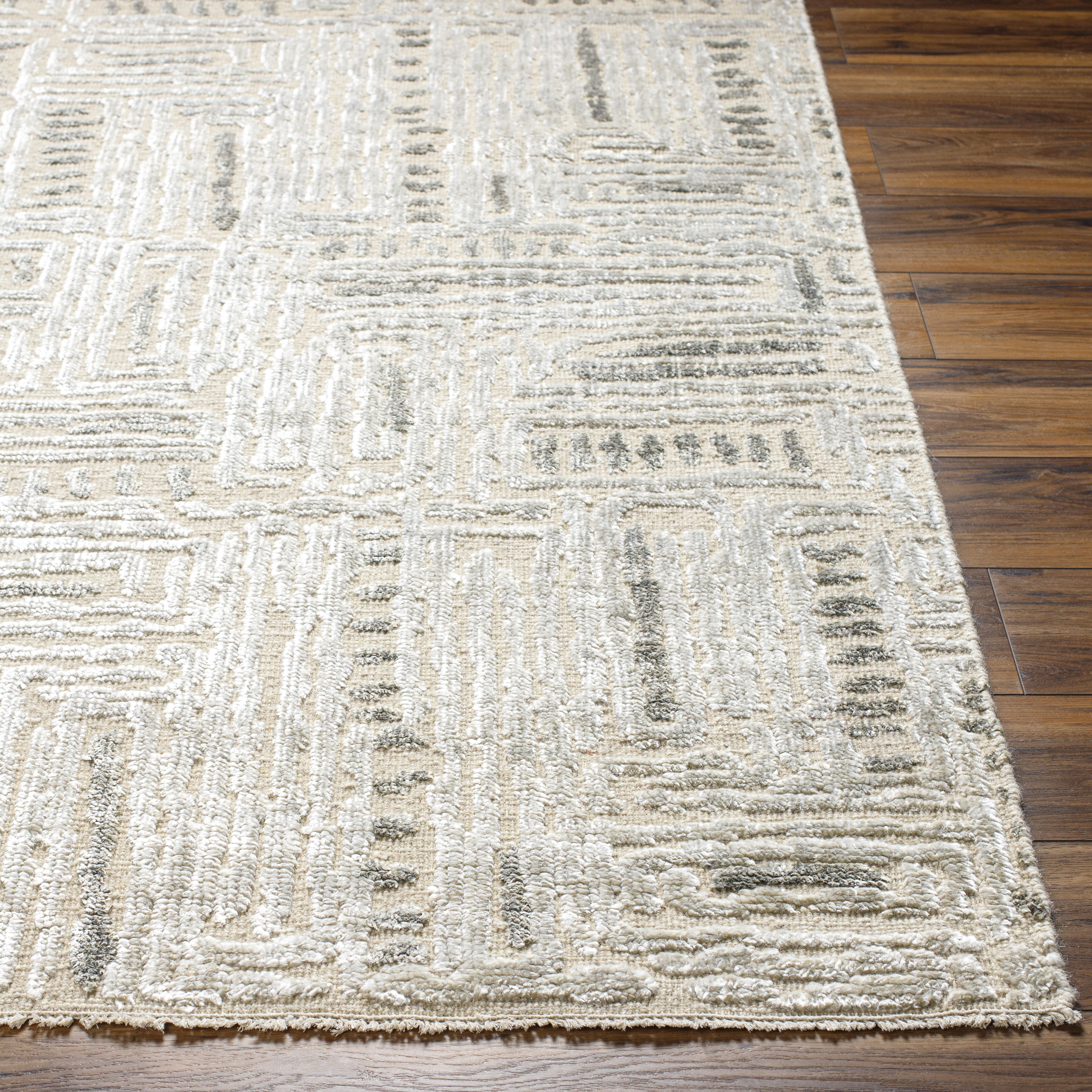 Amina 144 X 108 inch Beige Rug, Rectangle
