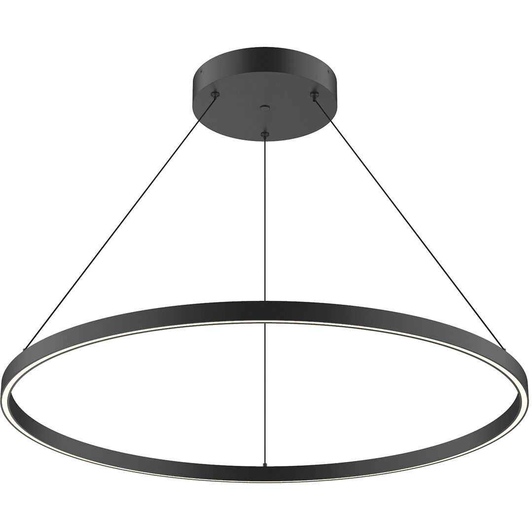 Cerchio Pendant Ceiling Light in Black