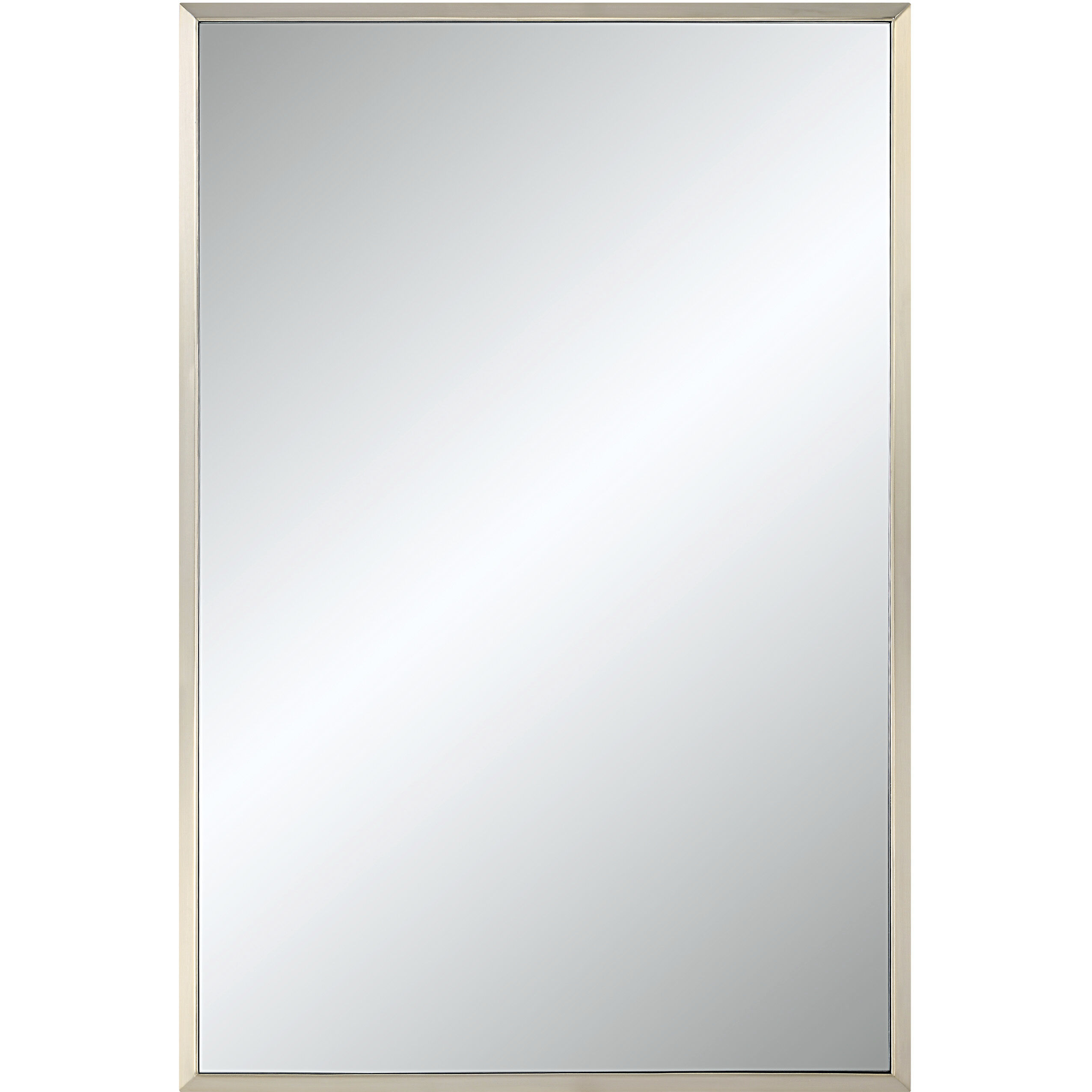 Pia 36 X 24 inch Champagne Wall Mirror