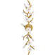 Azalea 5 Light 8 inch Distressed Brass Sconce Wall Light